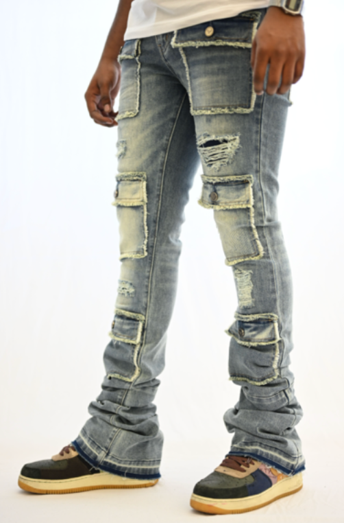 SAVANT STACK JEAN - INDIGO