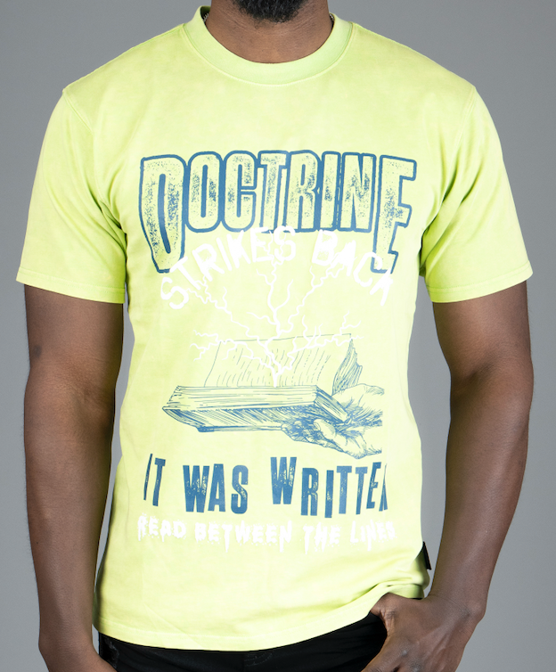 DOCTRINE STRIKE BACK T-SHIRT - BRIGHT LIME - DB0069
