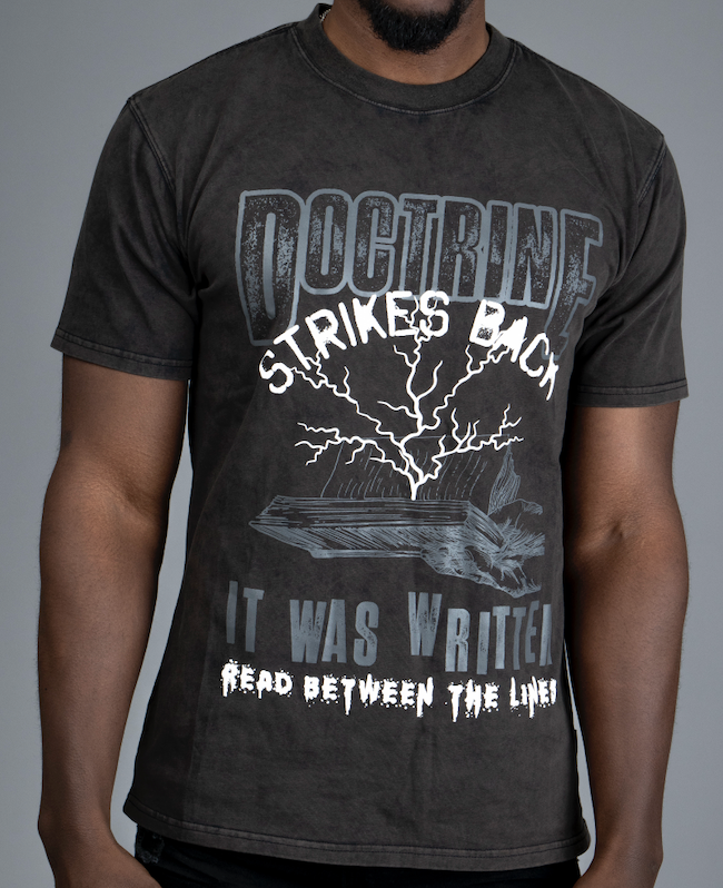DOCTRINE STRIKE BACK T-SHIRT - BLACK - DB0069