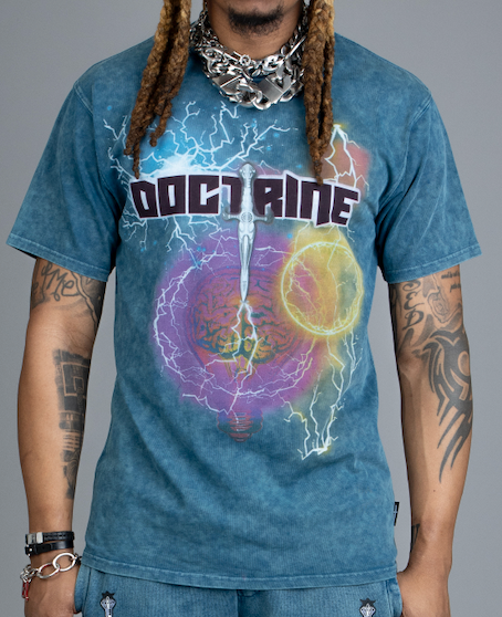 DOCTRINE DAGGER WAVE T-SHIRT - LEGION BLUE - DB0084