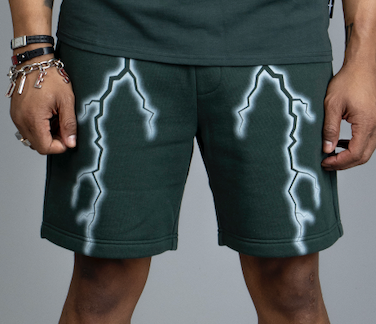 DOCTRINE ELECTRIC STORM SHORT - DARK SPRUCE - DB0075