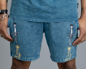 DOCTRINE DAGGER WAVE SHORT - LEGION BLUE - DB0086