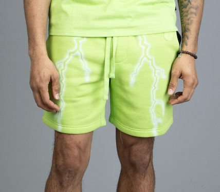 DOCTRINE ELECTRIC STORM SHORT BRIGHT LIME