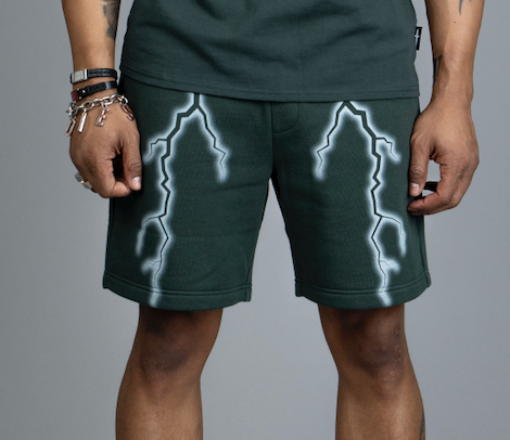 DOCTRINE ELECTRIC STORM SHORT - DARK SPRUCE - DB0075