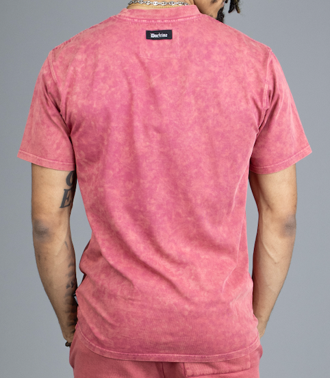 DOCTRINE DAGGER T-SHIRT - BURGUNDY WASH - DB0068