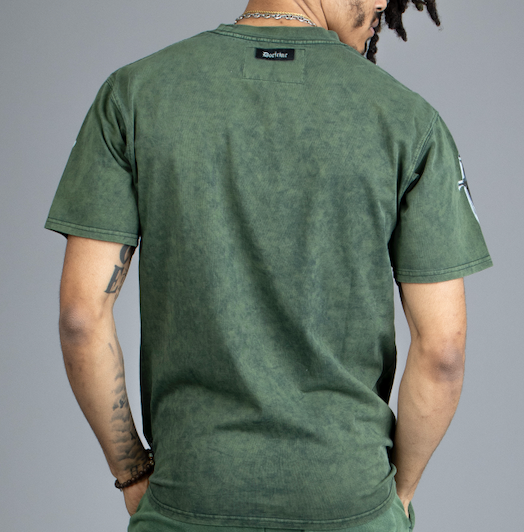 DOCTRINE COAT OF ARMS T-SHIRT - GARDEN GREEN - DB0130