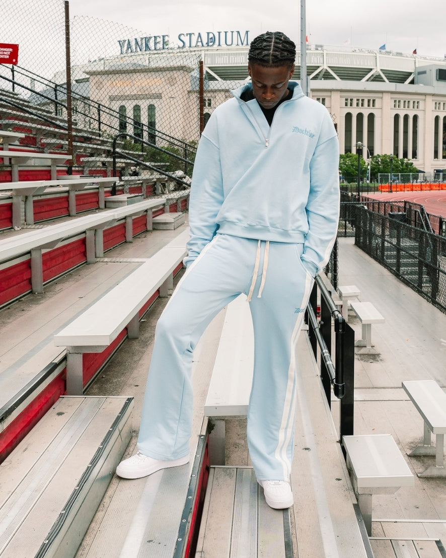 DOCTRINE DOUBLE STRIPE RACING JOGGER  - SKY BLUE - DBJ407